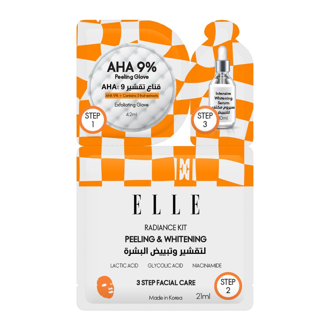 Elle Radiance Kit Peeling and Whitening Mask
