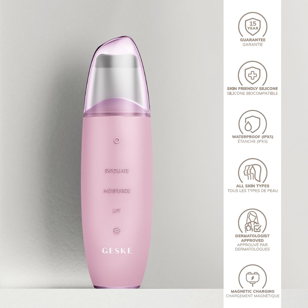 GESKE MicroCurrent Skin Scrubber BlackHead Remover 9 in 1