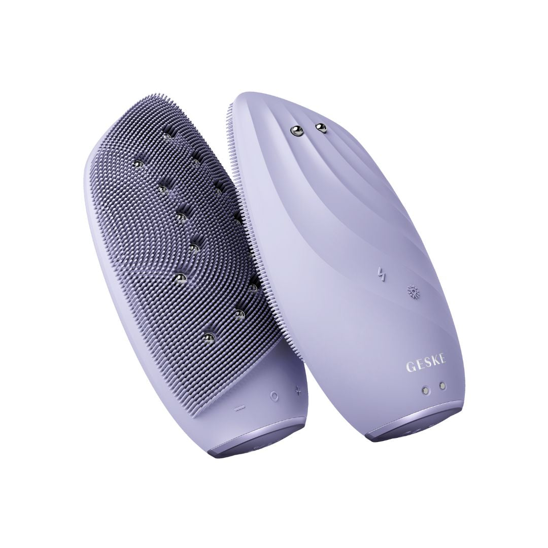 GESKE Sonic Thermo Facial Brush & Face lifter 8 in 1