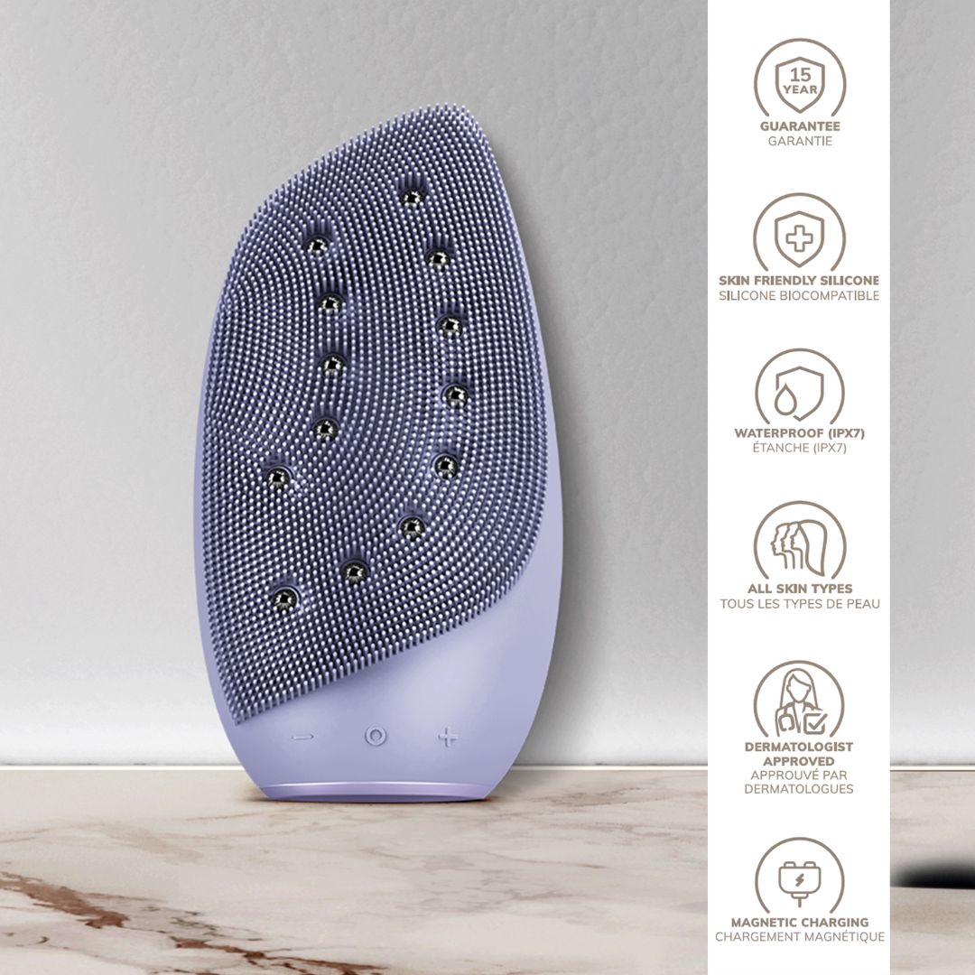 GESKE Sonic Thermo Facial Brush & Face lifter 8 in 1