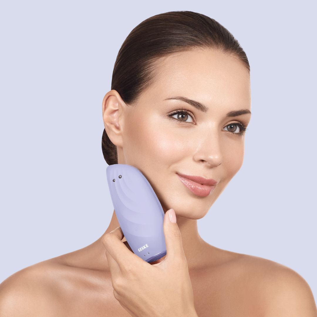 GESKE Sonic Thermo Facial Brush & Face lifter 8 in 1