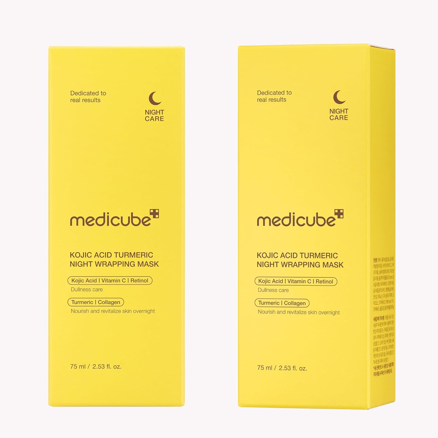 MEDICUBE-KOJIC ACID TURMERIC NIGHT WRAPPING MASK 75ML