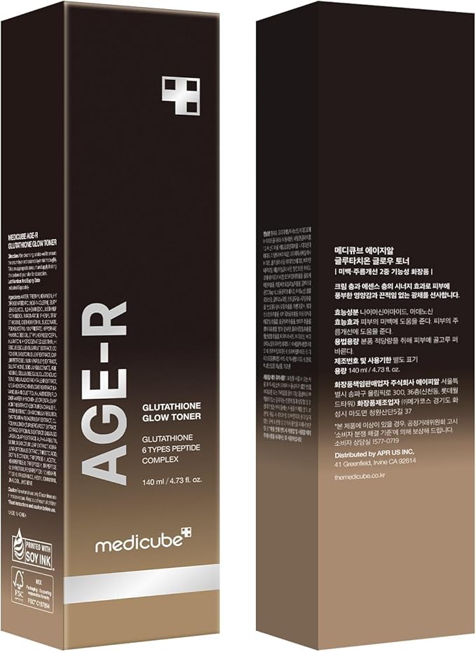 MEDICUBE-AGE-R GLUTATHIONE GLOW TONER 140ml