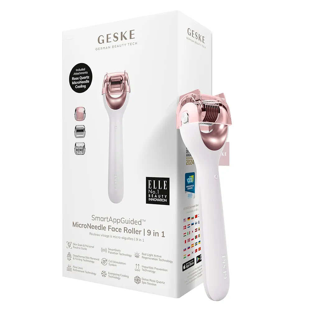 GESKE Micro Needle Face Roller 9 in 1