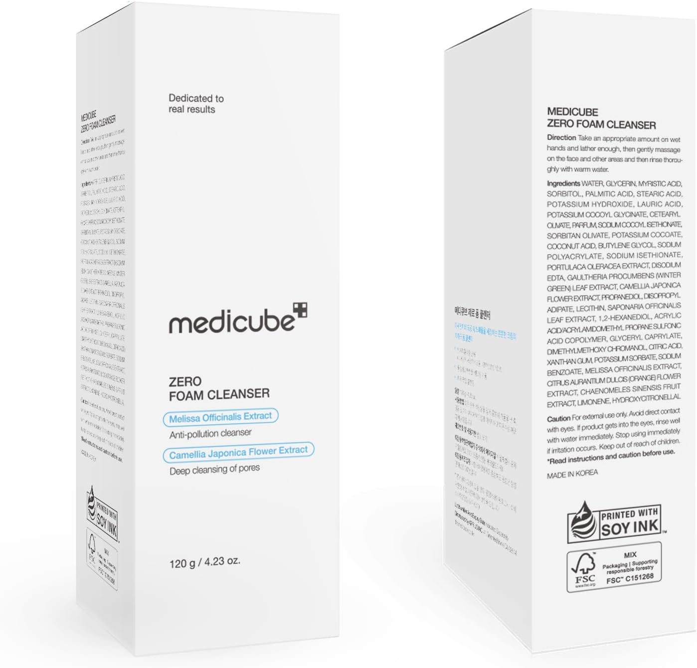 MEDICUBE-ZERO FOAM CLEANSER 120g