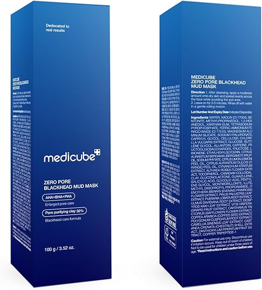 MEDICUBE-ZERO PORE BLACKHEAD MUD MASK 100g
