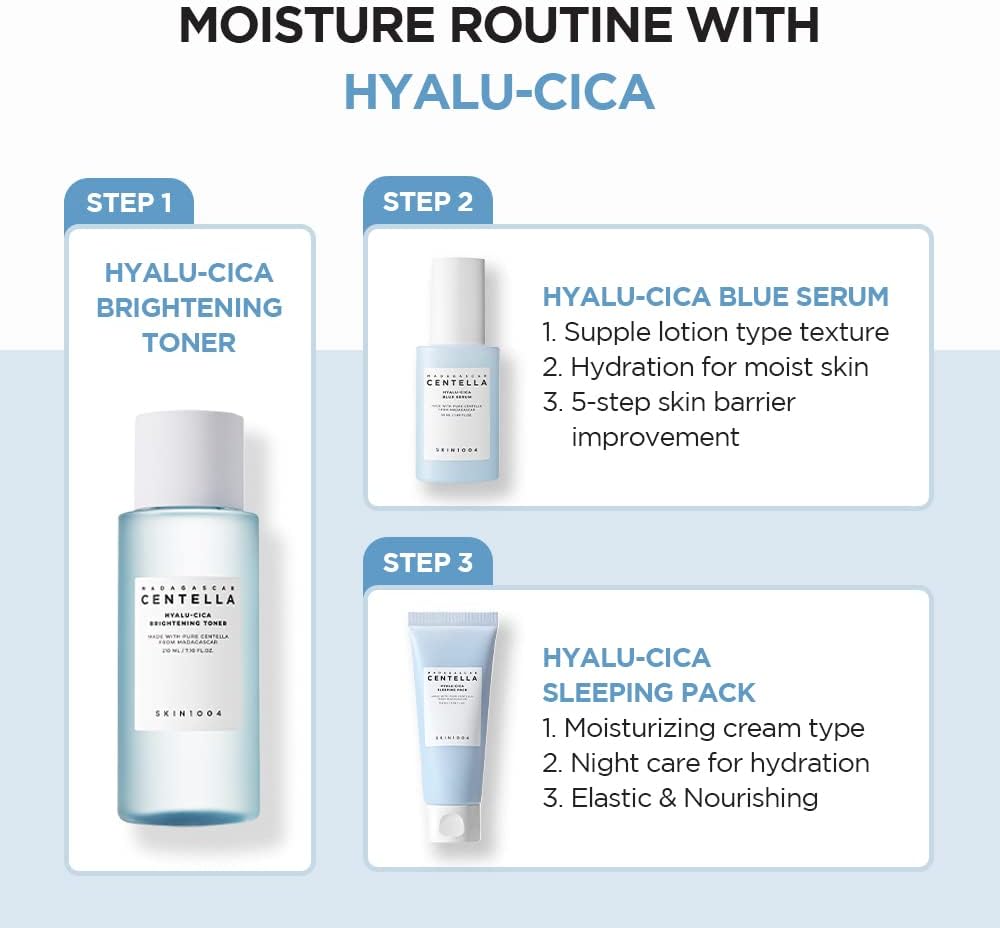 SKIN1004 Madagascar Centella Hyalu-Cica Blue Serum 50ml