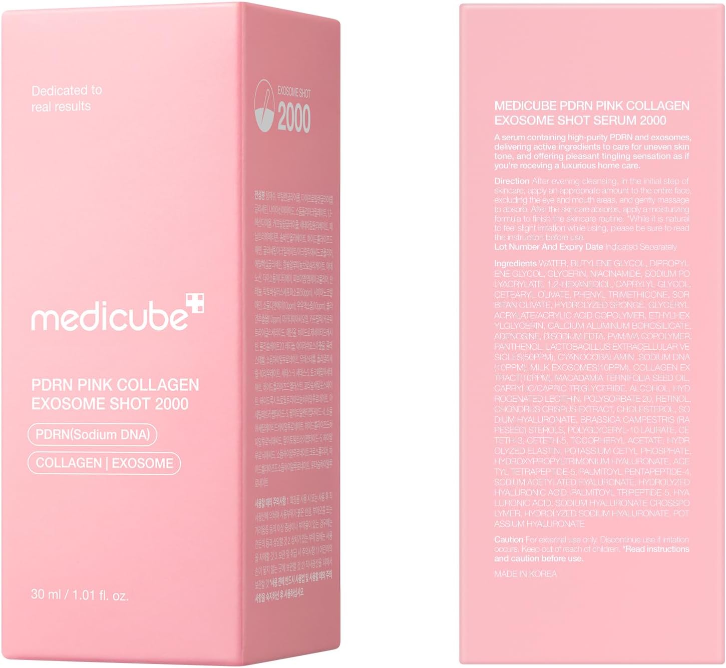 MEDICUBE-PDRN PINK EXOSOME SHOT SERUM 2000 30ml