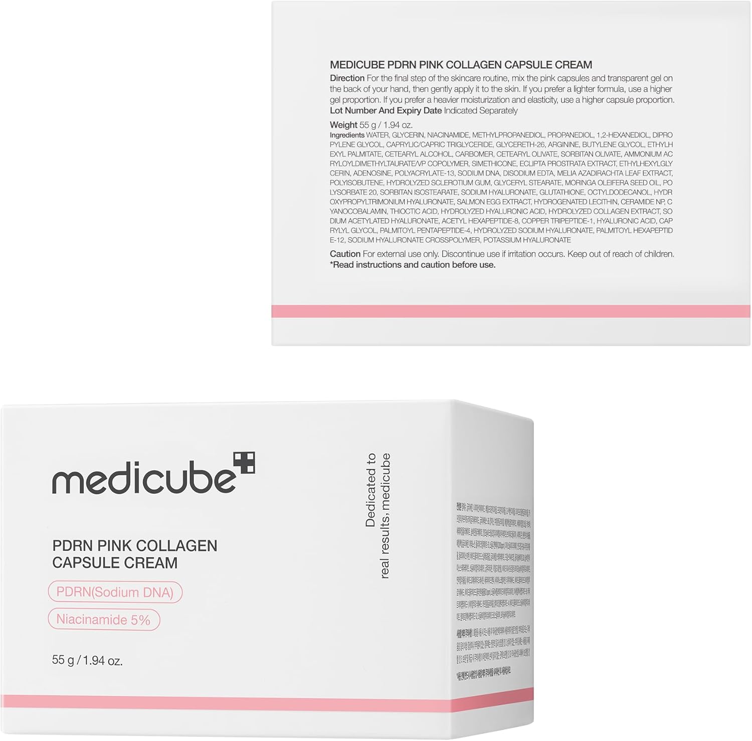 MEDICUBE-PDRN PINK COLLAGEN CAPSULE CREAM 55g