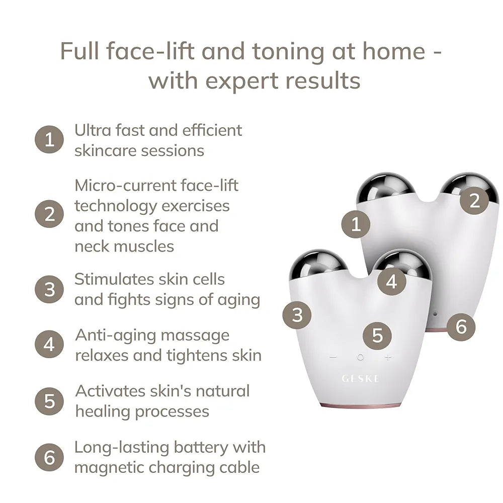 GESKE MicroCurrent Face Lifter 6 in 1