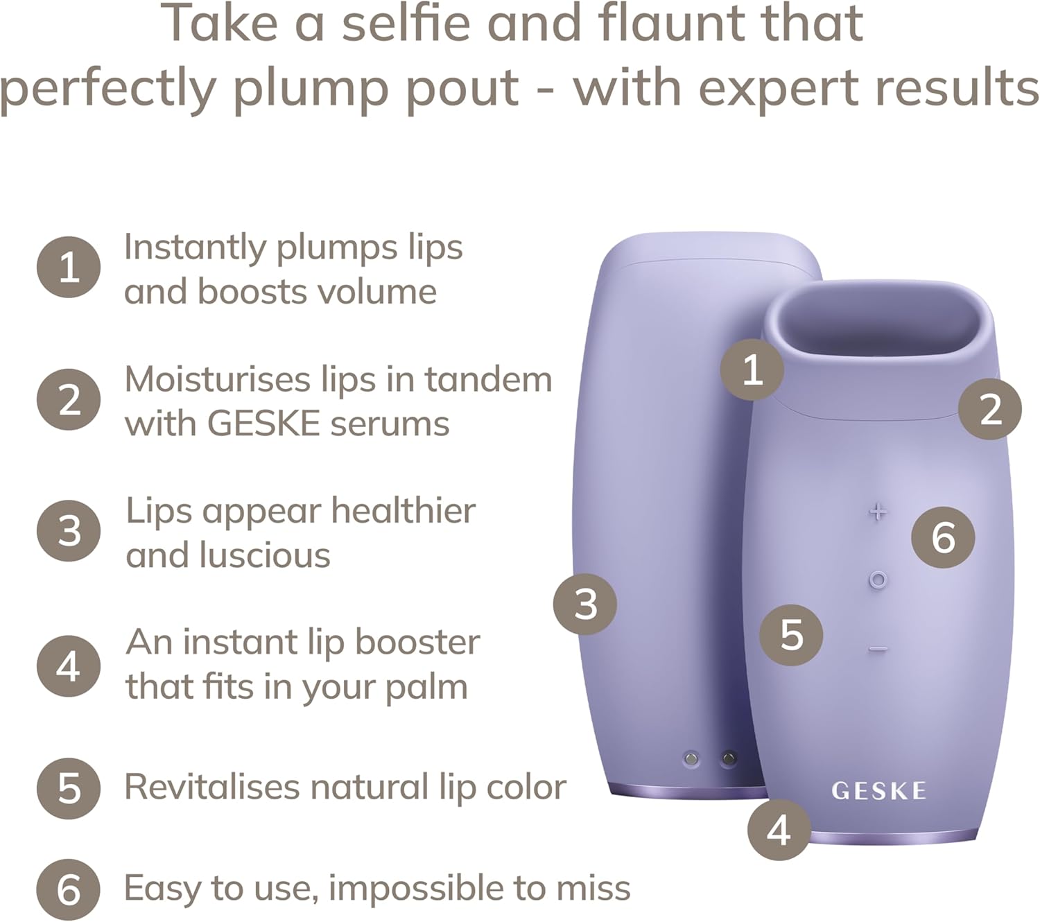 GESKE Lip Volumizer & Booster | 6 in 1