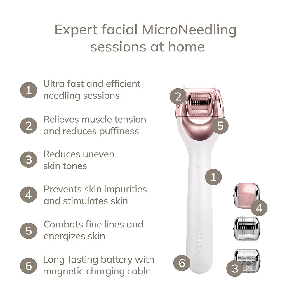 GESKE Micro Needle Face Roller 9 in 1