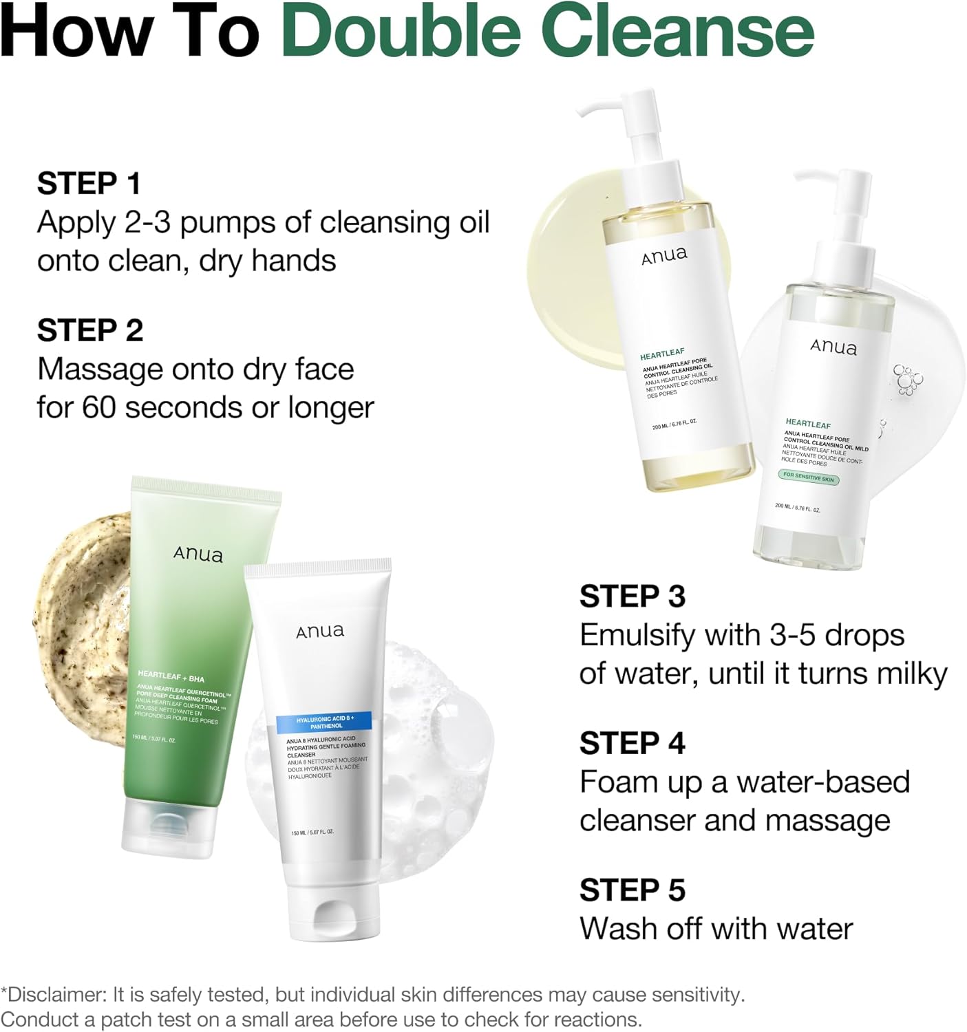 ANUA Hearthleaf Pore Control Cleansing Oil Mild 200ML