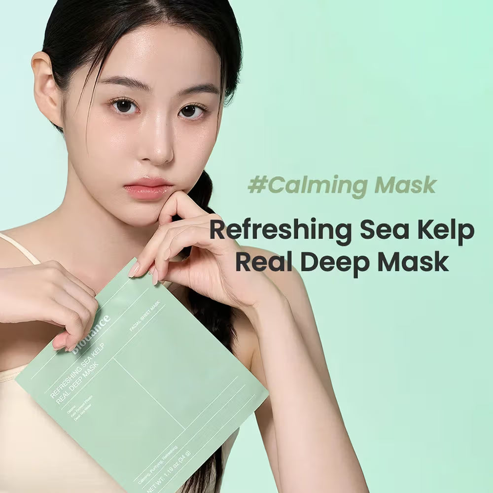 Refreshing Sea Kelp Real Deep Mask  1Box (34g*4ea)