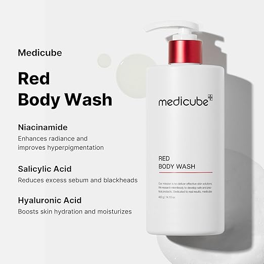 MEDICUBE-RED ACNE BODY WASH 2.0 400g