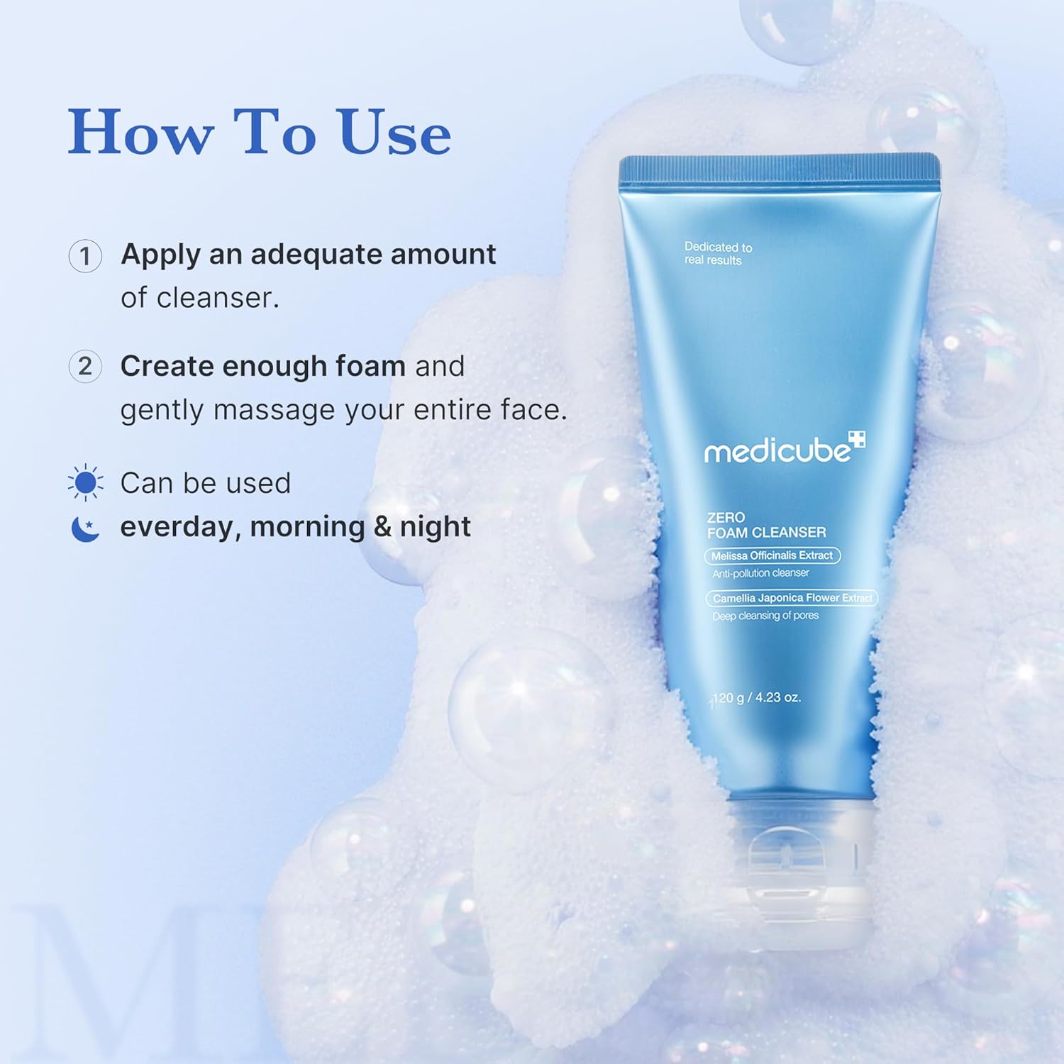 MEDICUBE-ZERO FOAM CLEANSER 120g
