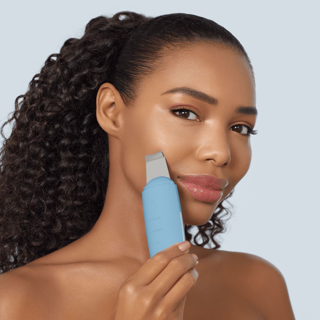 GESKE MicroCurrent Skin Scrubber BlackHead Remover 9 in 1