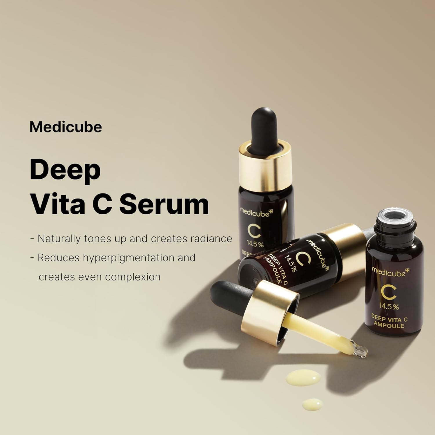 MEDICUBE DEEP VITA C AMPOULE 2.0 PACK OF 3 30 GRAMS