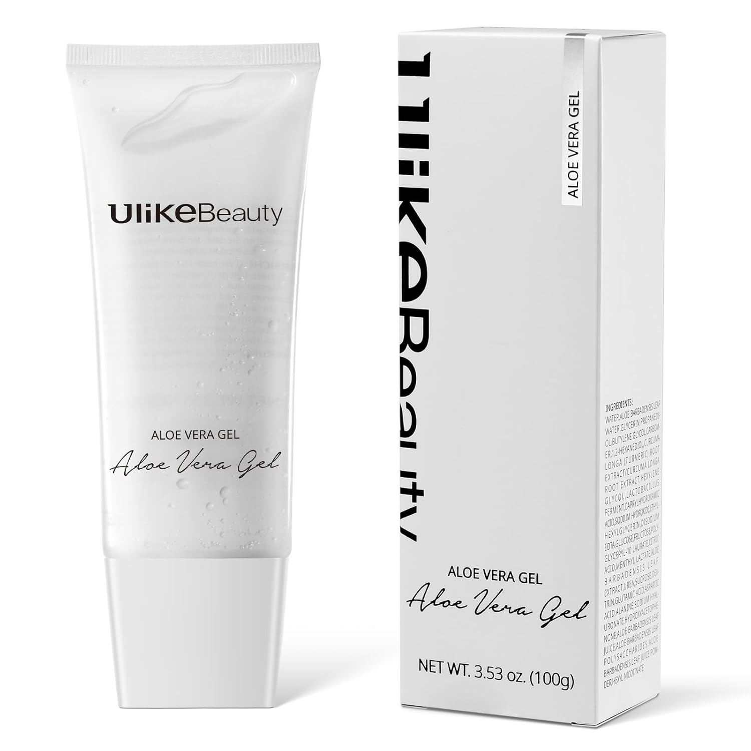 Ulikebeauty Aloe Vera Gel for Hair Removal Device and Facial Beauty Device for Women and Men in Face or Body