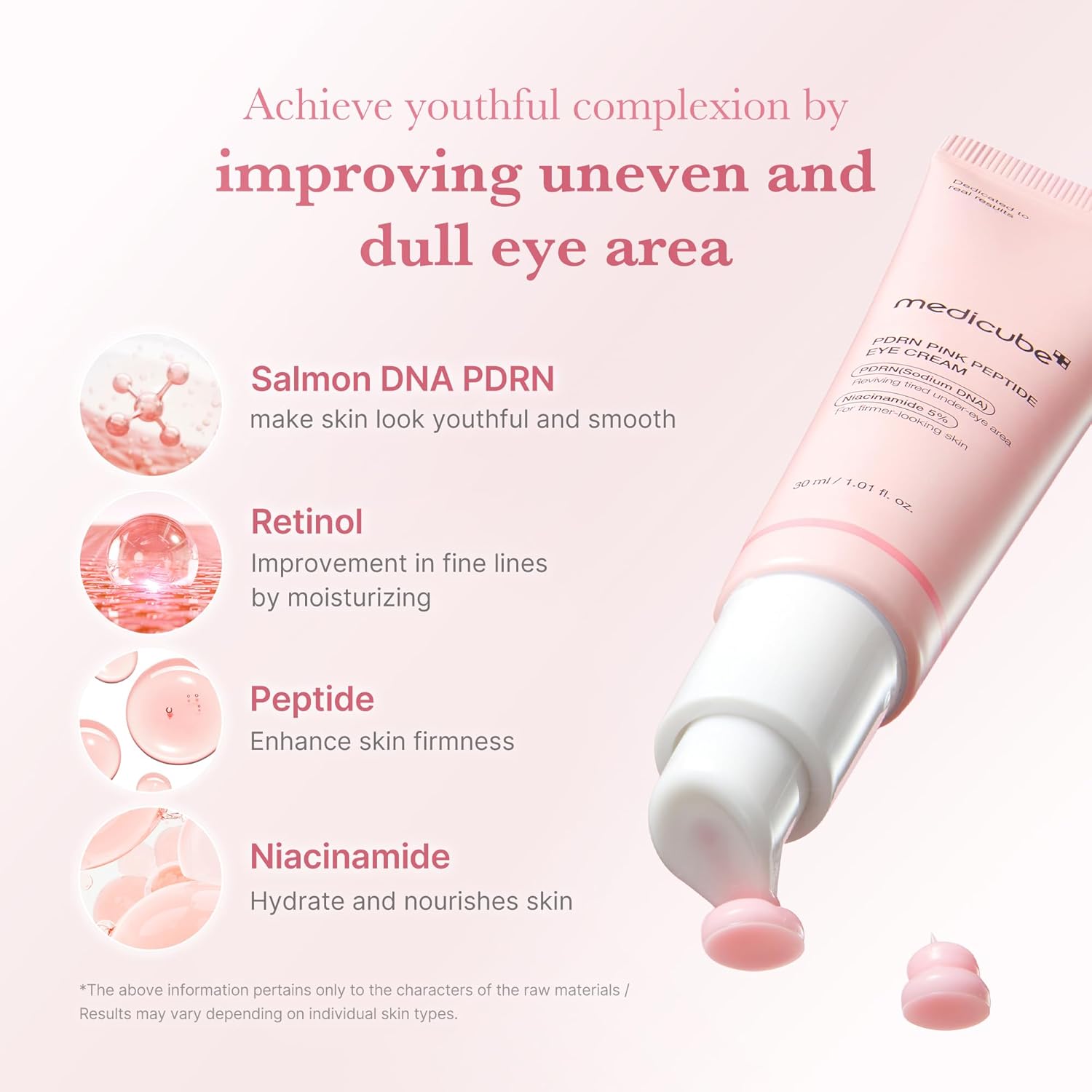 MEDICUBE-PDRN PINK PEPTIDE EYE CREAM 30ml