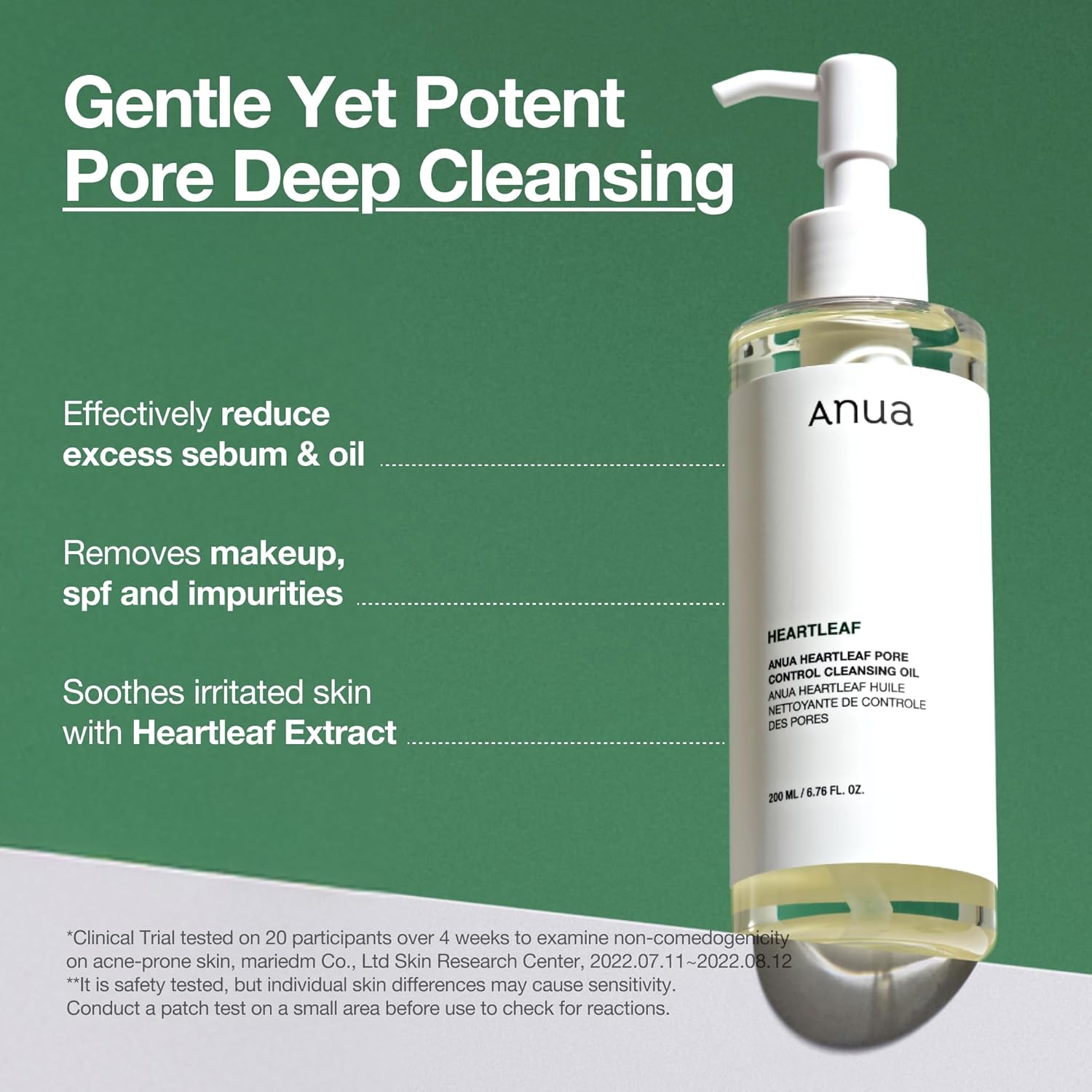 ANUA Hearthleaf Pore Control Cleansing Oil Mild 200ML