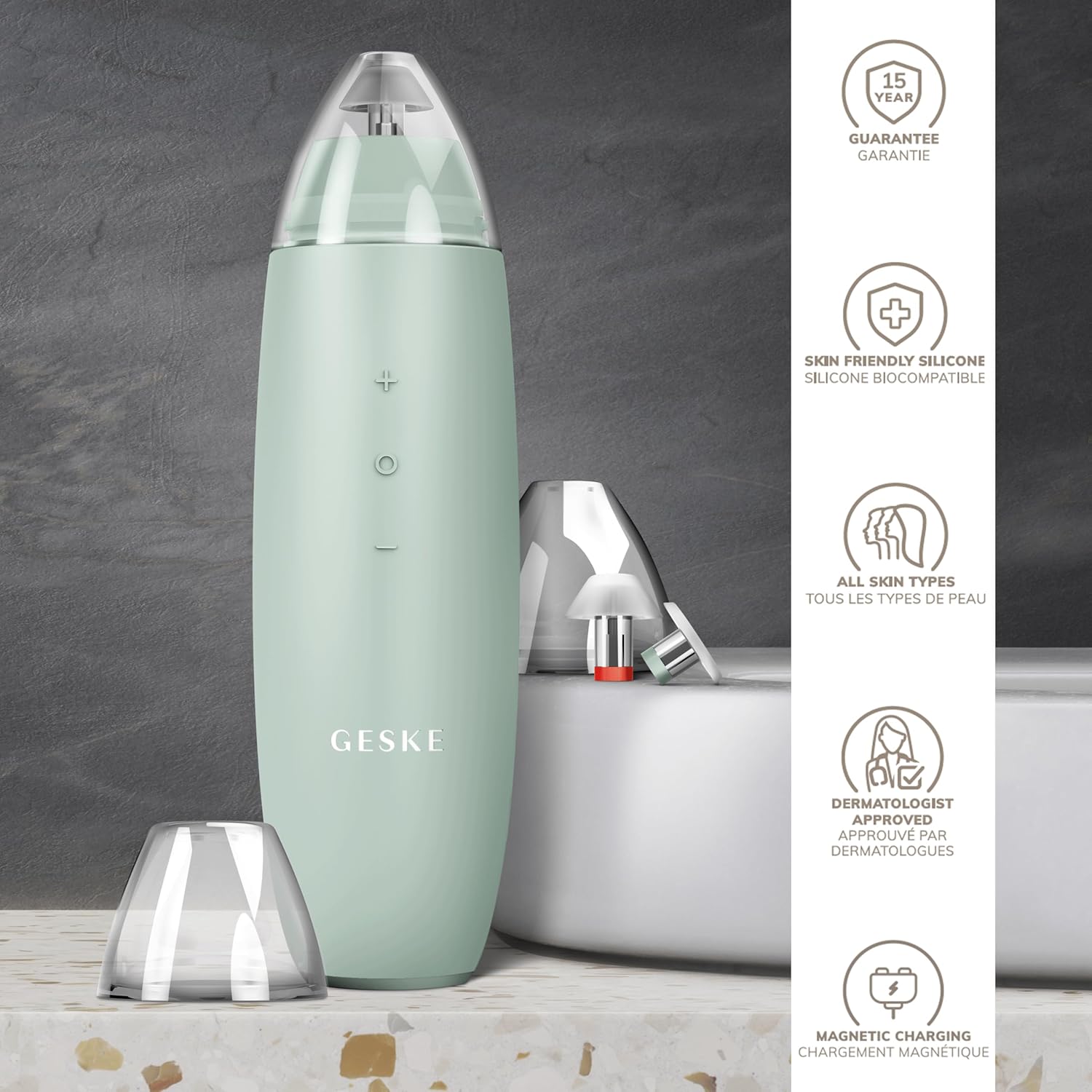 GESKE Micro Dermabrasion Blackhead Remover 7 in 1