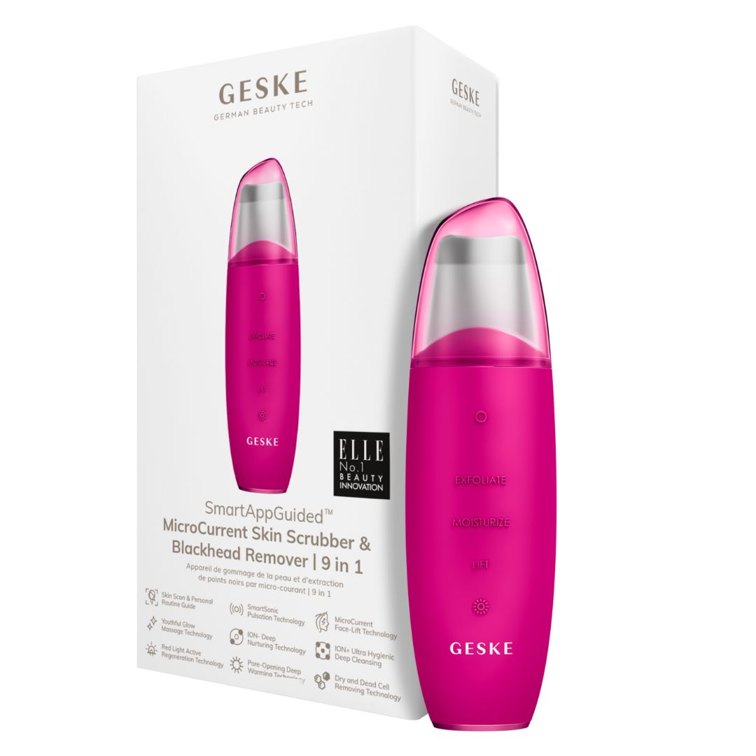 GESKE MicroCurrent Skin Scrubber BlackHead Remover 9 in 1