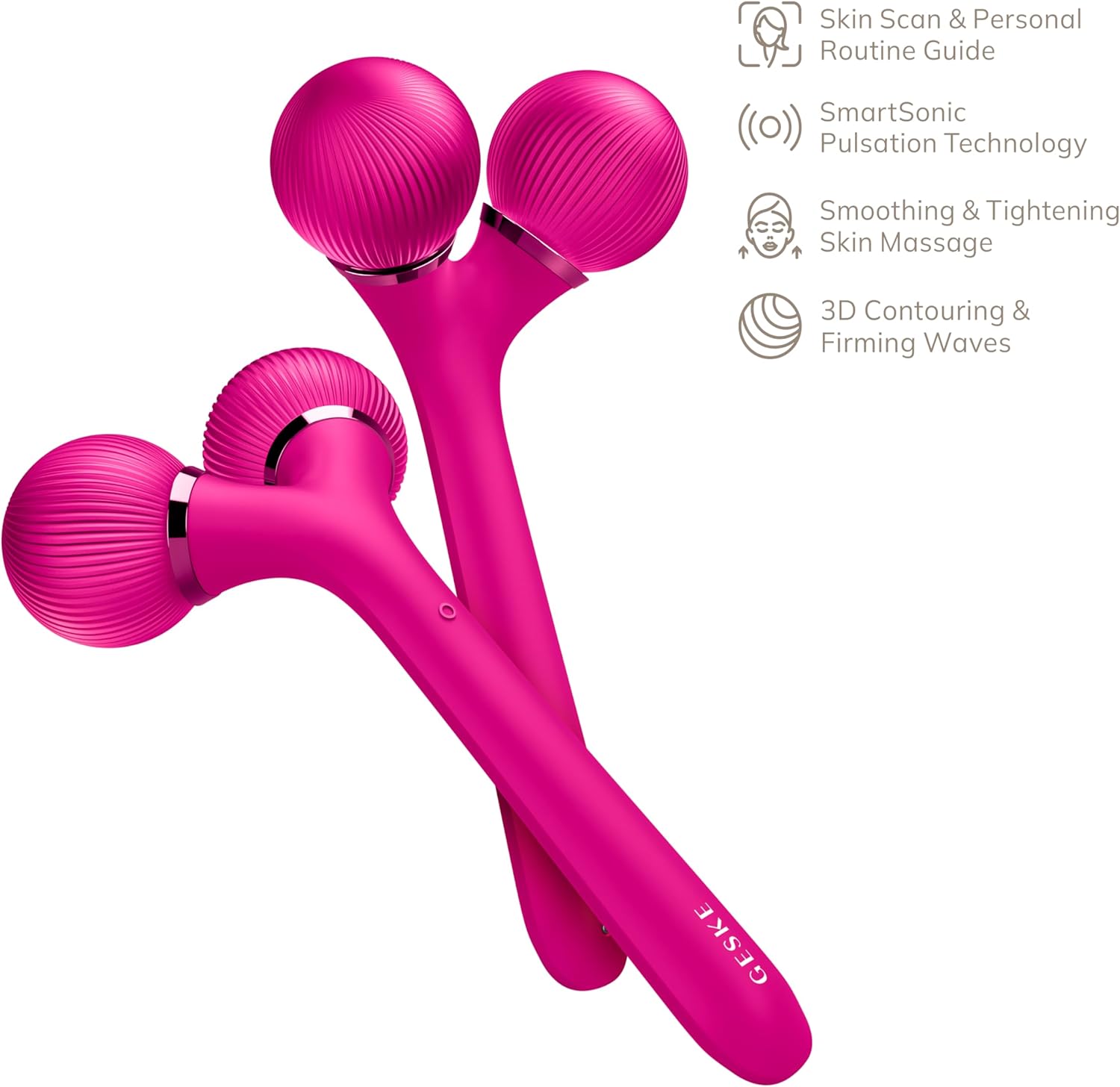 GESKE Sonic Facial & Body Roller 4 in 1