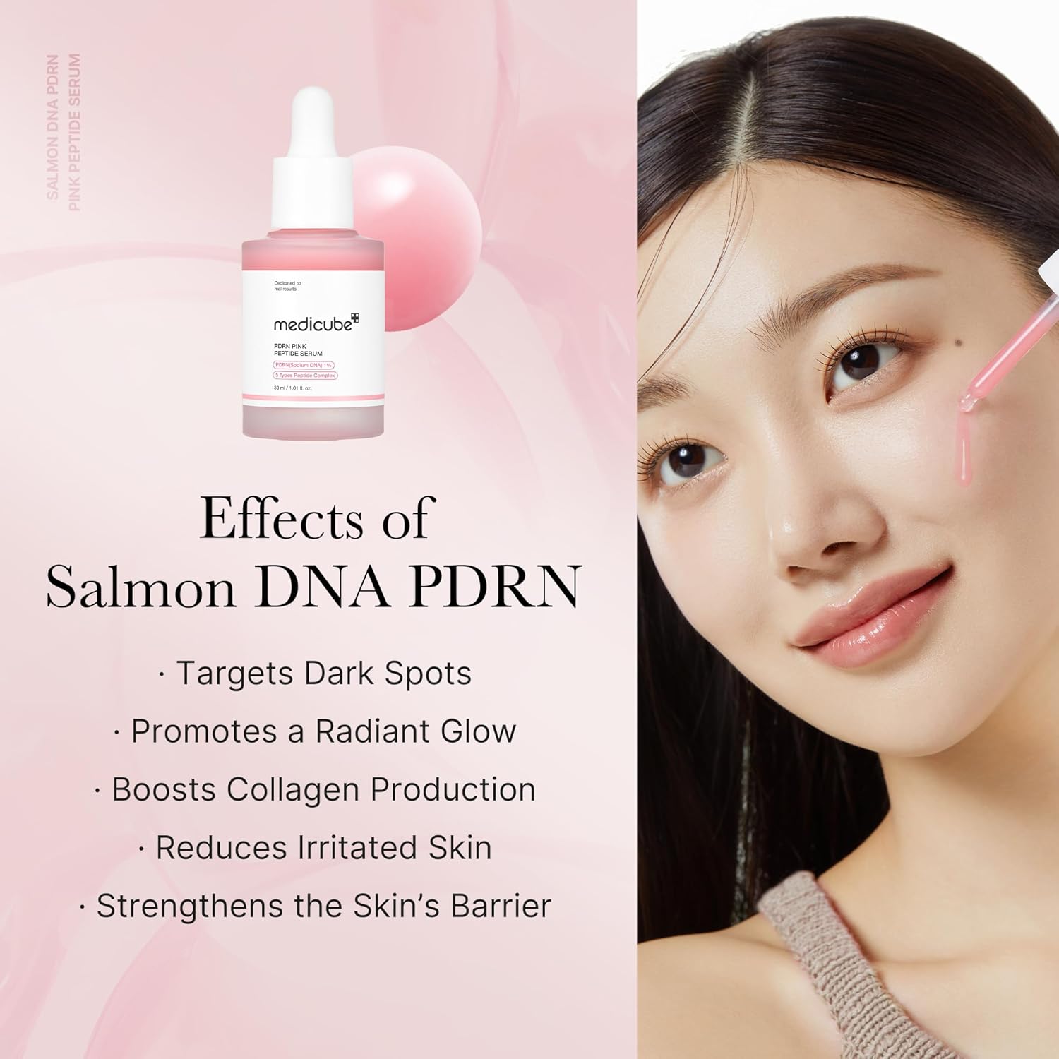 MEDICUBE PDRN PINK PEPTIDE SERUM 30ML