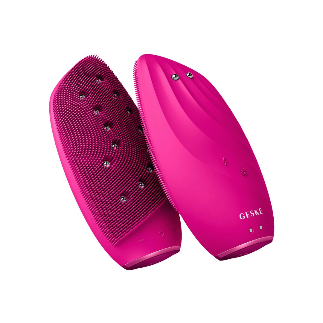 GESKE Sonic Thermo Facial Brush & Face lifter 8 in 1