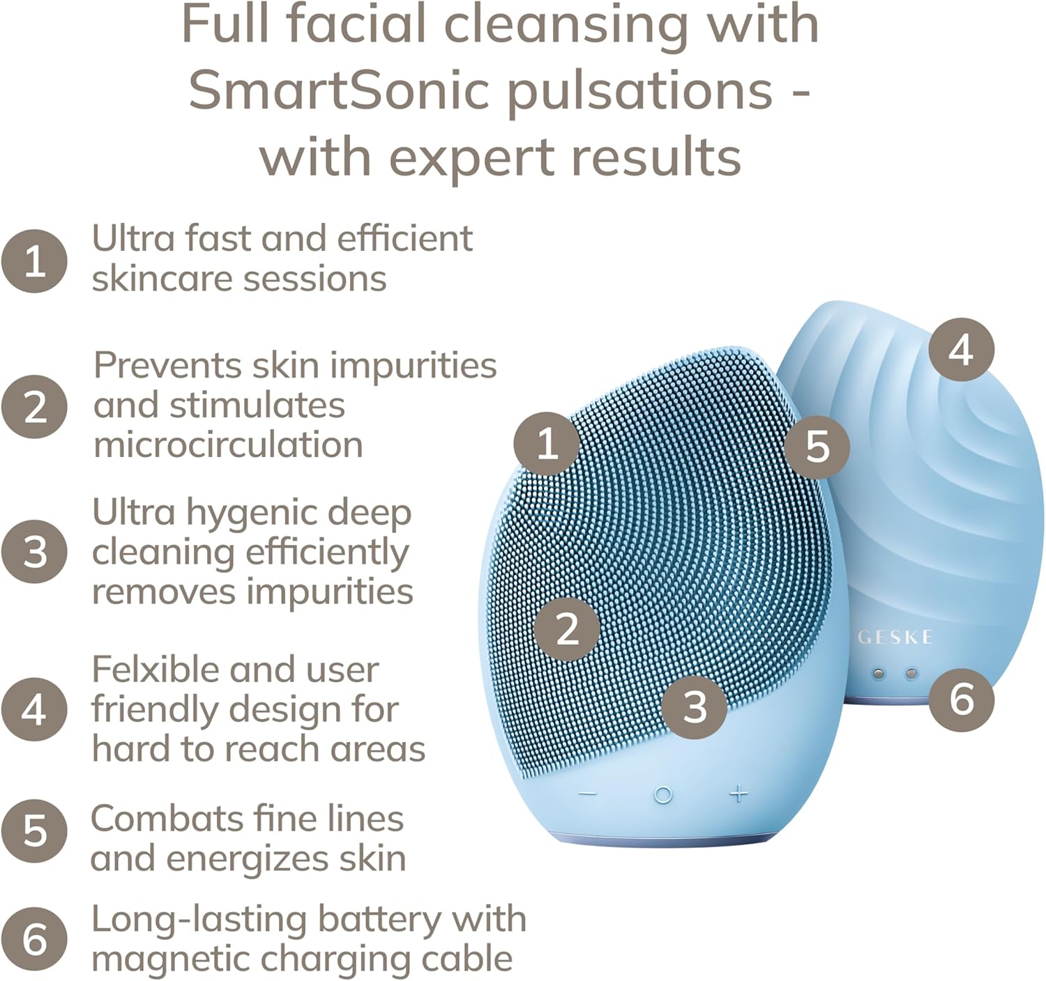 GESKE Sonic Brush 5 in 1