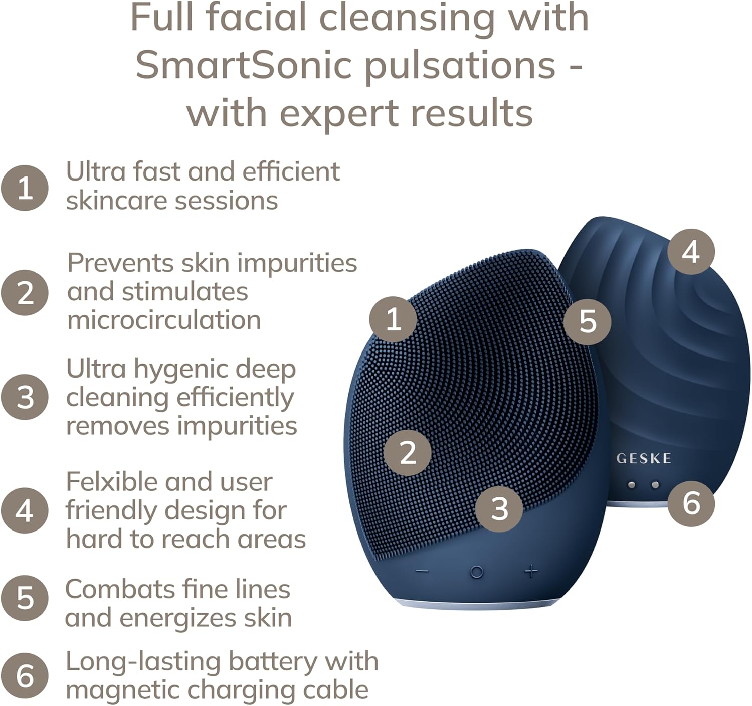 GESKE Sonic Brush 5 in 1