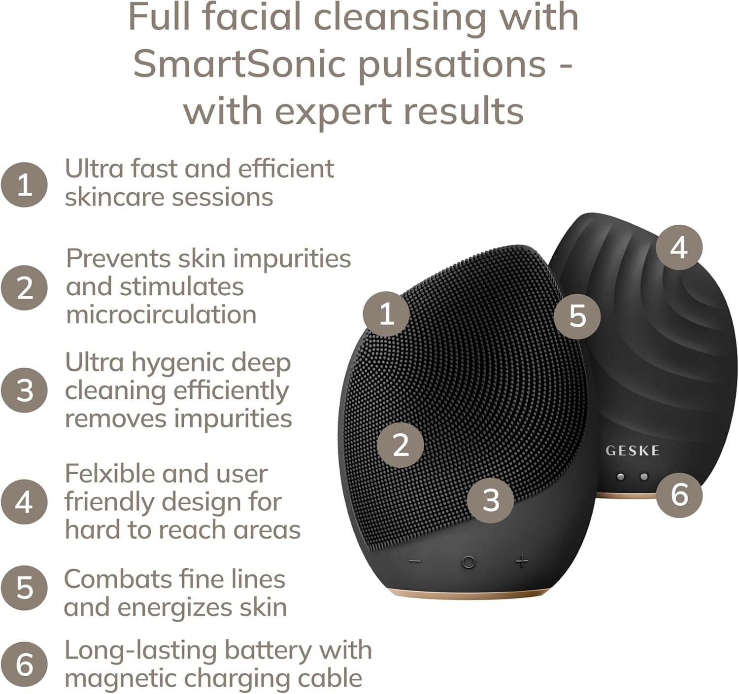 GESKE Sonic Brush 5 in 1