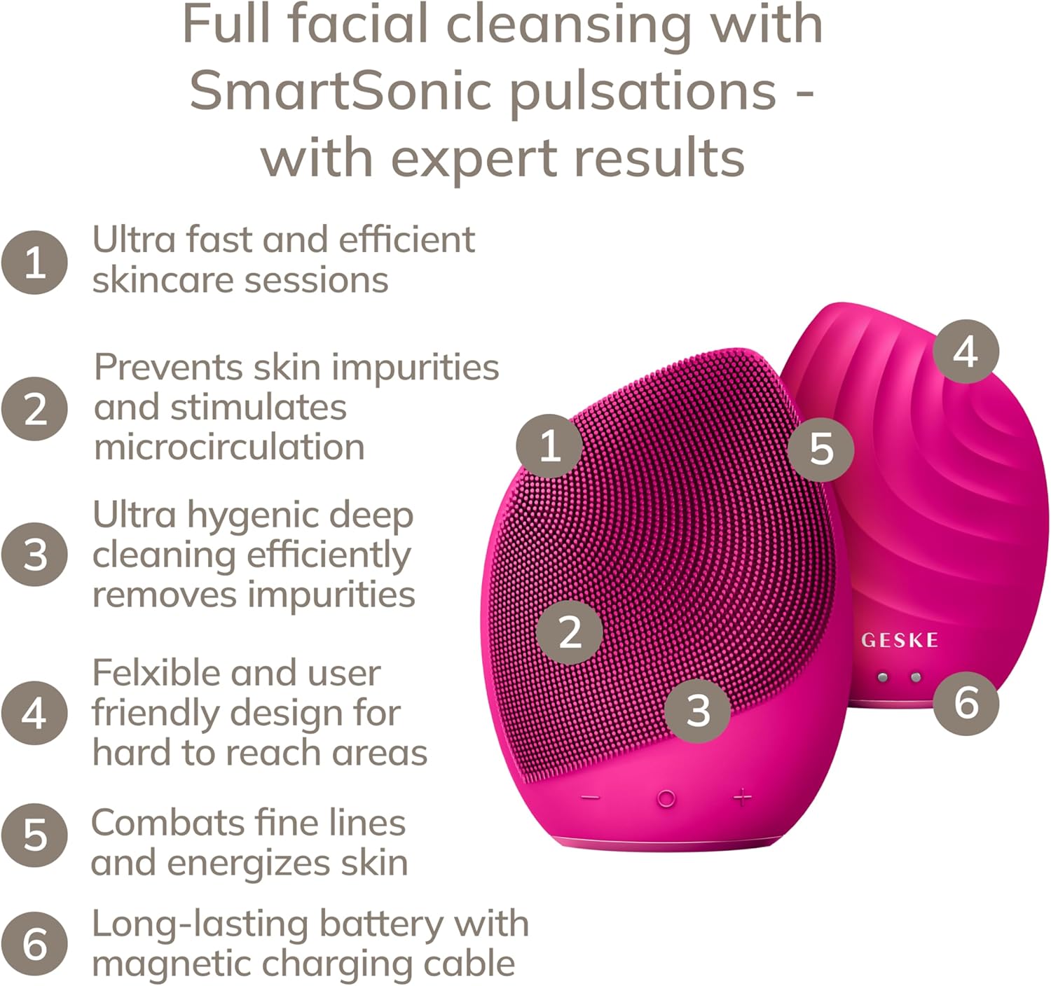 GESKE Sonic Brush 5 in 1