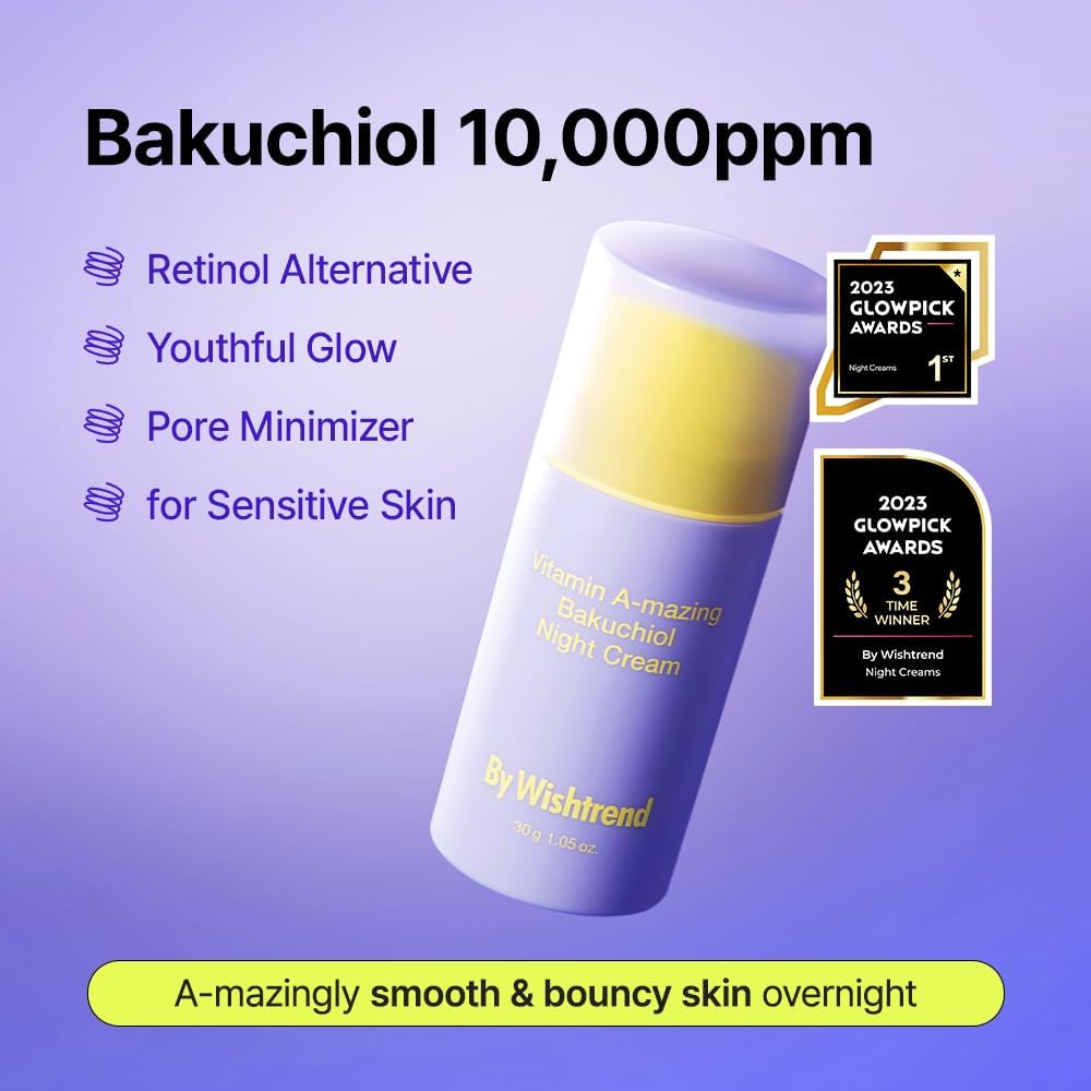 By Wishtrend Vitamin A-mazing Bakuchiol Night Cream 30 g