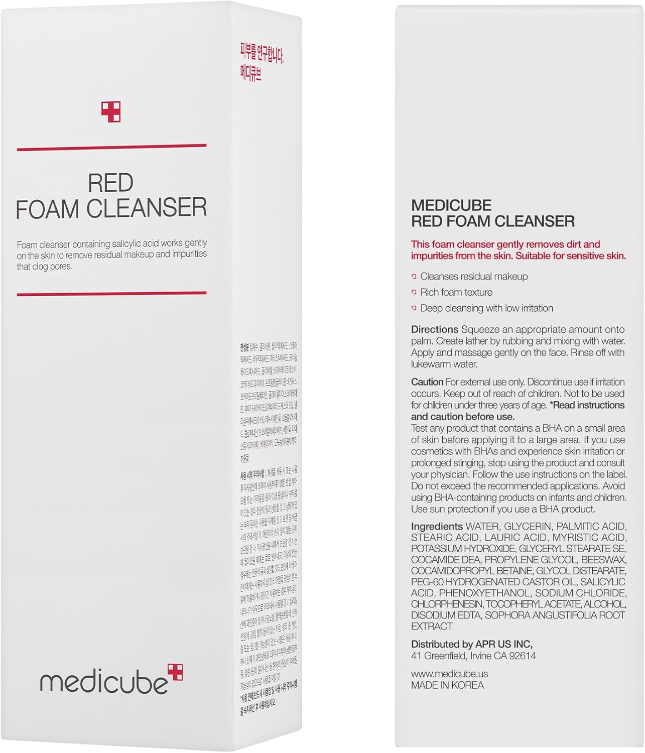MEDICUBE-RED FOAM CLEANSER 2020 120ML