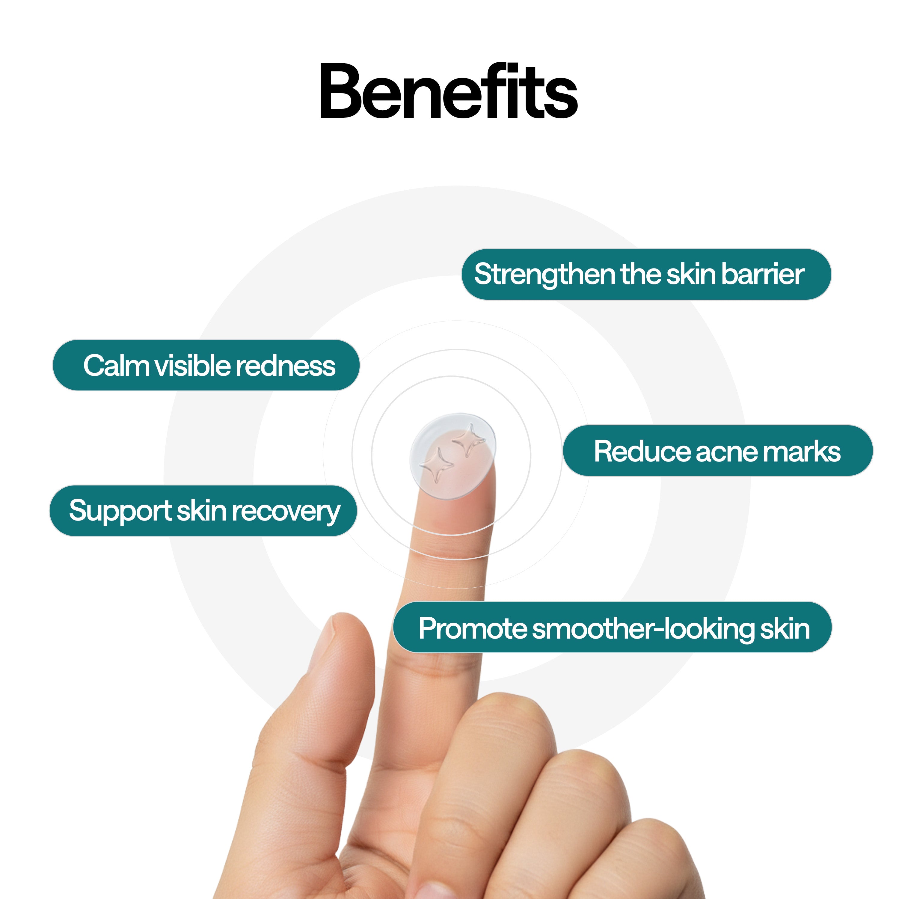 ELLE Magnesium Soft Acne Patch | Spot Treatment | Magnesium - The Magic Mineral |Hydrocolloid |Madecassic Acid | Tee Tree Oil Pimple Patches | Post-Breakout Acne Care | 11mm & 10mm Sizes | 45 Patches