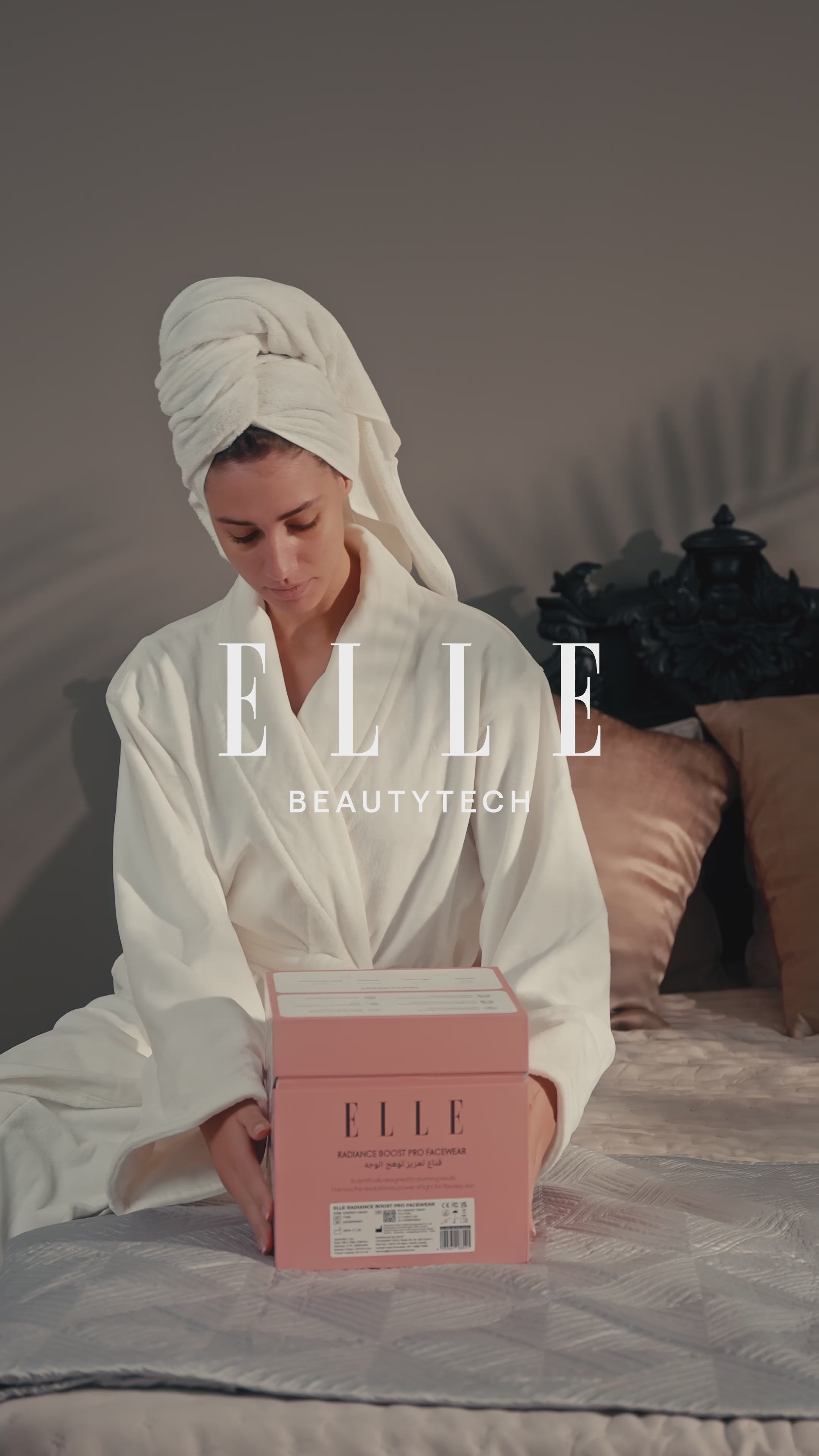 ELLE Radiance Boost Pro LED Face Mask – FDA Approved & Clinically Proven Light Therapy for Glowing, Youthful Skin | Red, Blue & Infrared Light | Boosts Collagen, Reduces Wrinkles, Breakouts & Blemishes | Comfortable Silicone Fit