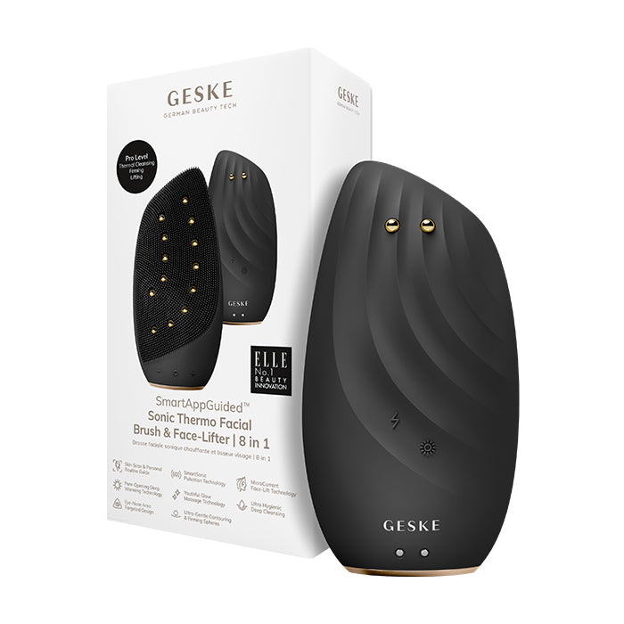 GESKE Sonic Thermo Facial Brush & Face lifter 8 in 1