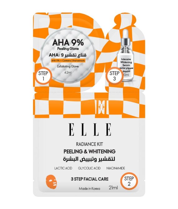 Elle Radiance Kit Peeling and Whitening Mask